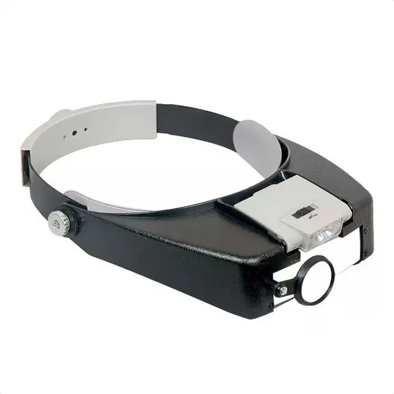 Lupa Cabeza Manos Libres Vincha Luz Led Lentes Varios Aumentos