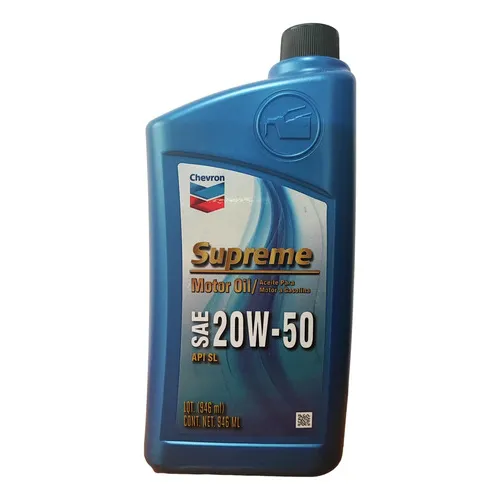 Aceite Motor 20w50 Mineral Supreme Sae Api Sp Chevron 946 Ml