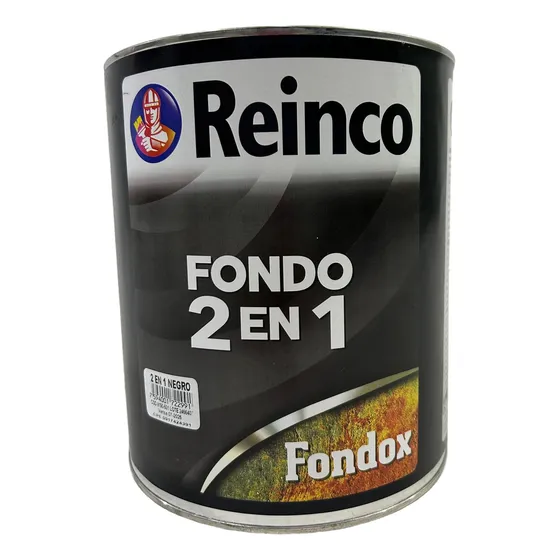 Fondo 2 En 1 Negro Galón Reinco
