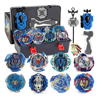 Trompo Beyblade Burst Juguetes Batalla 8 Piezas Antiestres Azul Trompo Beyblade Burst Juguetes Batalla 8 Piezas Antiestres Azul