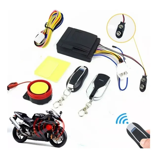 Alarma De Seguridad Antirrobo Para Moto Encendido Arranque A Distancia Control Remoto Zhaoci AH021
