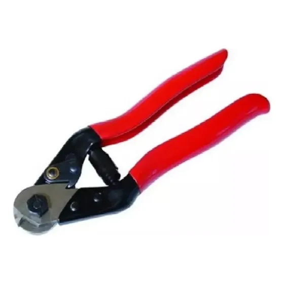 Tijera Alicate Corta Cable Acero 3/16 Hasta 5mm Ruhlmann Color Rojo