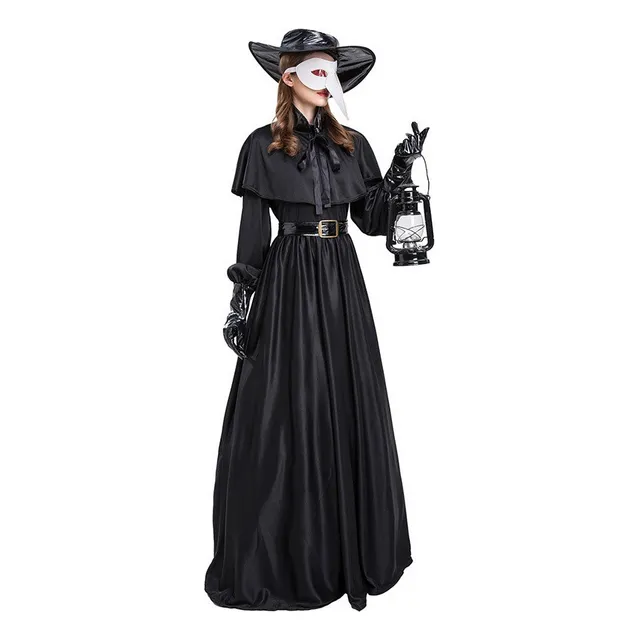 2025 Halloween, Steampunk Medieval, Plague Doctor. Mujer.