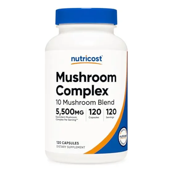 Suplemento De Complejo De Hongos Nutricost, 120