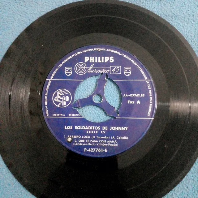 Los Soldaditos De Johnny - Vinilo Simple Barbero Loco Vg Estándar