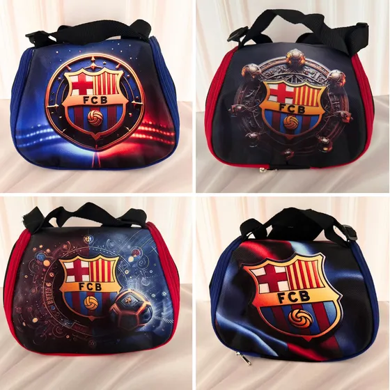 Lonchera Vianda Real Madrid Barca Futbol Equipo Comida