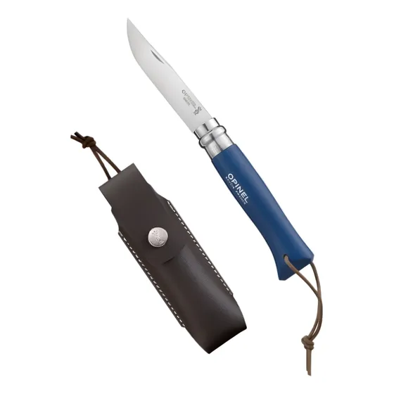 Set Cuchillo Opinel N°8 Trekking + Funda
