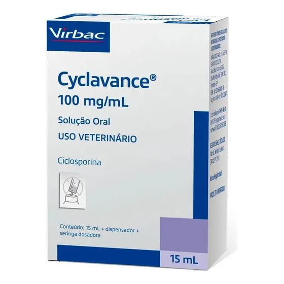 Cyclavance Virbac Para Cães Com 15ml