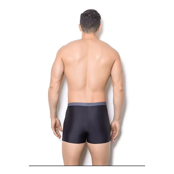 Short Olimpico Unicolor Con Vivos