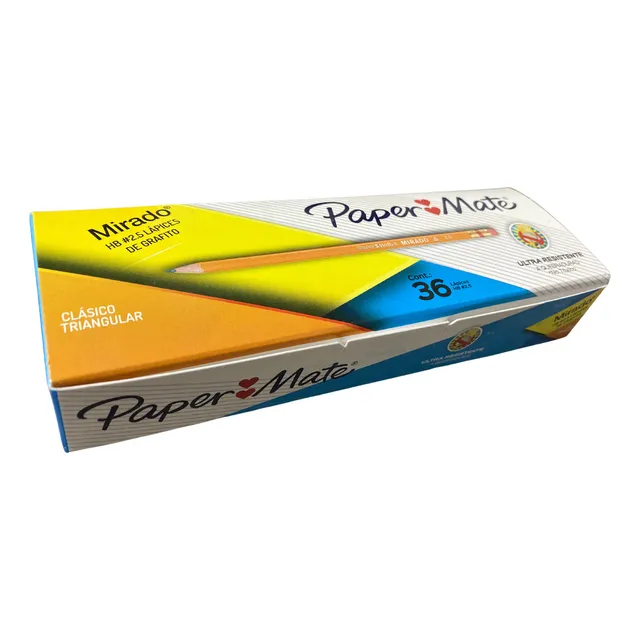 Lapiz Mirado 10101914365 Triangular No 2 1/2 Grafito C/36pzs Unidad