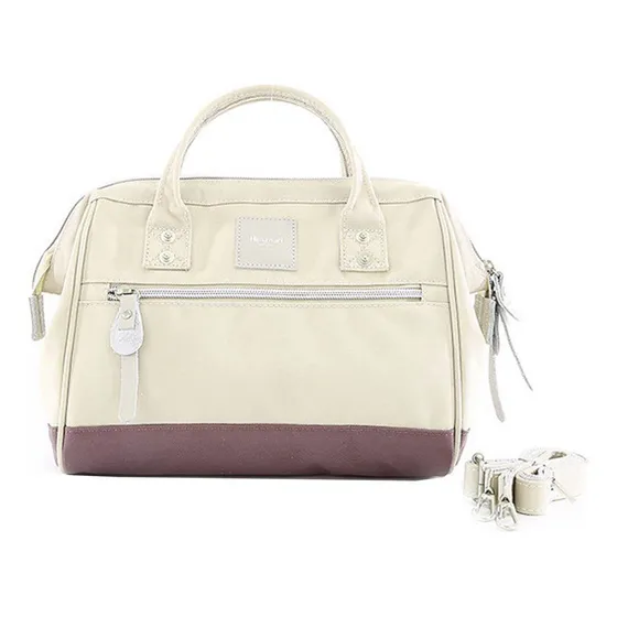Bandolera Cartera Bolso Impermeable Himawari 9116 26x21x12cm Color Rosa Viejo Y Violeta