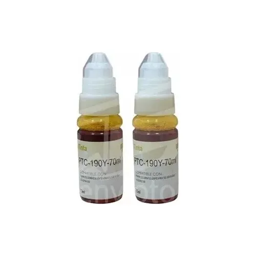 Kit 2 Tintas Compatible Con Gi 190y Amarillo G1100 190