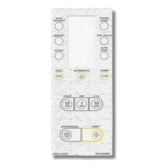 Membrana Teclado Microondas Samsung Mw8145g