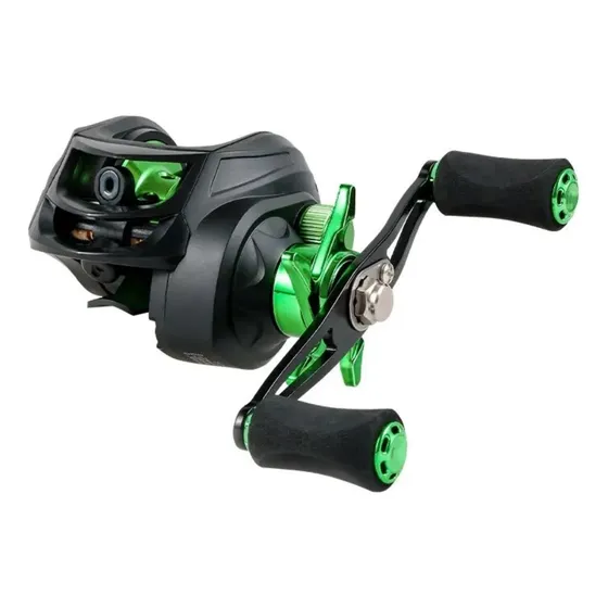 Carrete Baitcasting Cr-2000 10k De Freno Incluye Linea 40lb 