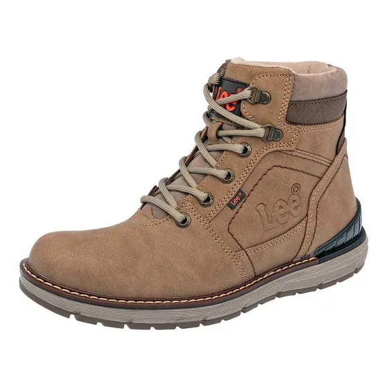Botin Urbano  De Lee Para Hombre Beige 7561 T6