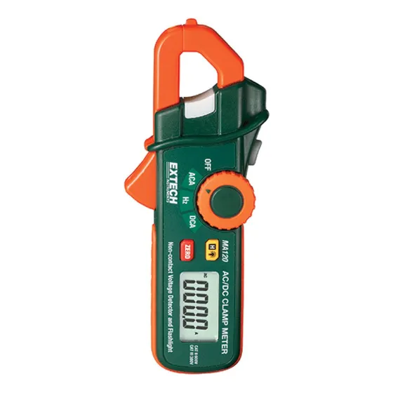 Mini Pinza Amperometrica Extech Ma120 200 Amp Acdc Tester