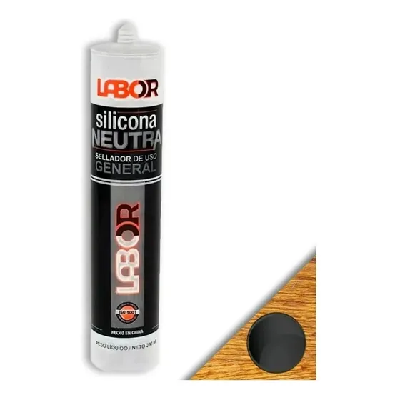 Sellador Silicona Neutra Transparente/blanco/negro 280ml
