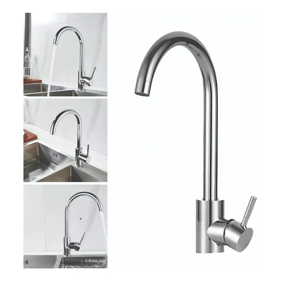 Torneira de Bancada para Cozinha Gourmet Monocomando Quente e Frio Para Pia da Deca ou Pia Docol FC-117 Via Flix