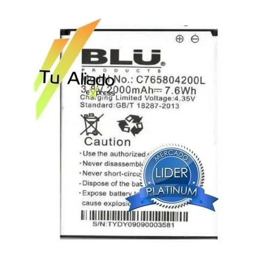 Bateria Blu Win Hd W510 W510u W510l Punto De Venta Nueva