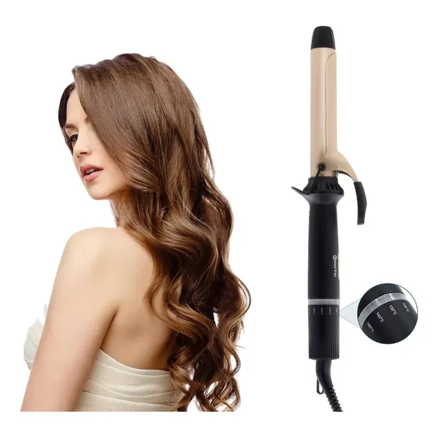 Modelador Cabelo Cachos 25mm Controle Temperatura Cerâmica