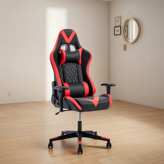 Silla Gamer Oficina Reclinable Blando Giratorio Y Regulable