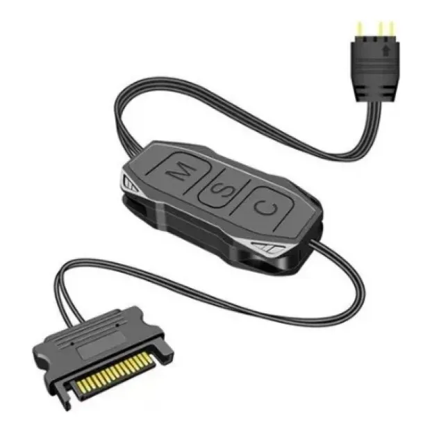 Controlador Argb A Sata Manual Ventiladores Argb 3 Pines 5 V