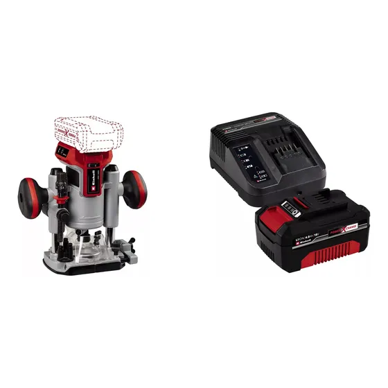 Router Inalambrico Fresadora 18v Einhell + Starter Kit 4,0