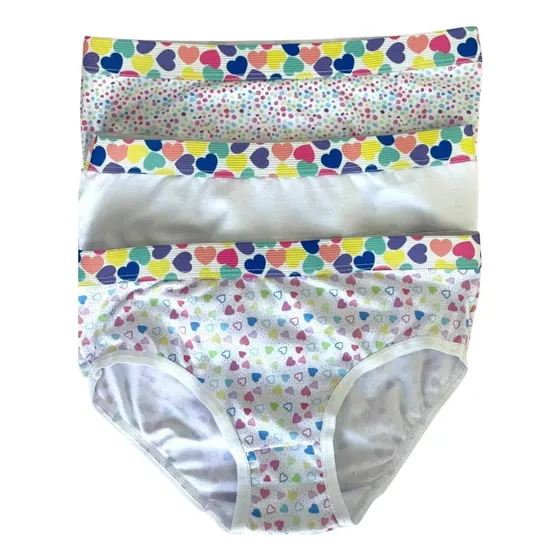 Pack X3 Bombacha Nena Culotte Estampado Corazón Kiero 6049