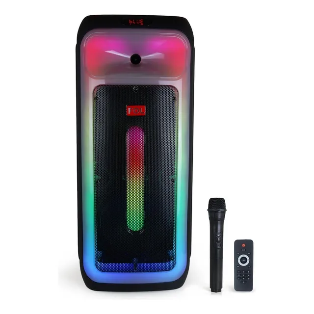 Bocina Karaoke Fol Fs-l1028 Bluetooth 60w Micrófono Rgb Tws