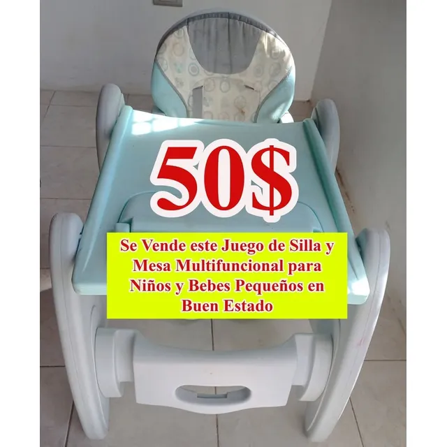 Juego De Mesa Comedor Para Niños Y Bebes Masterkids Usado