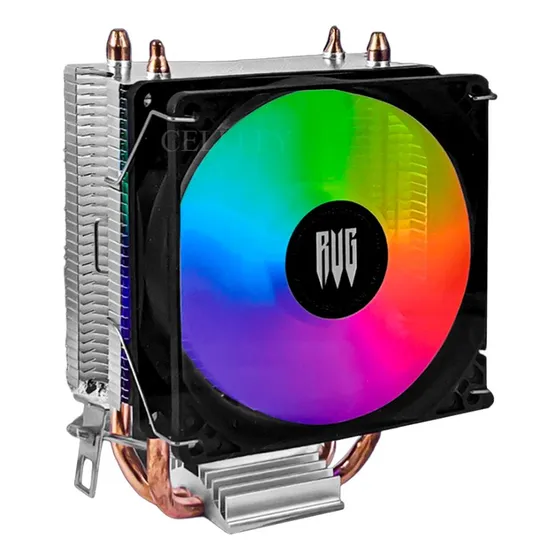 Cooler P/processador Multi Intel 775 I7/i5/i3 Lga115x Core2 LED Azul