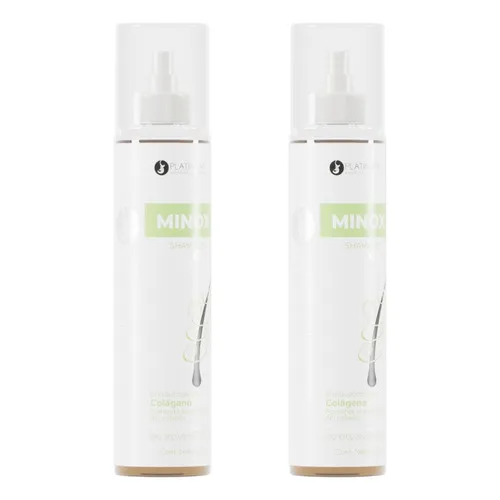 Kit De 2 Platinum Shampoo Con Minoxidil Para El Cabello