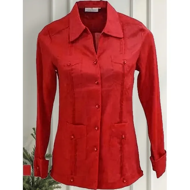 Guayaberas Para Dama 100% Lino