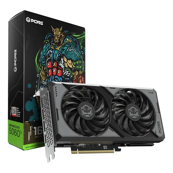 Gpu Nvidia Geforce Rtx 5060 Ti 16gb Gddr7 128bits Dual Fan