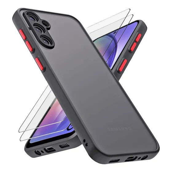 Para Samsung Celular Funda Case Cámara Protector + 2 Mica