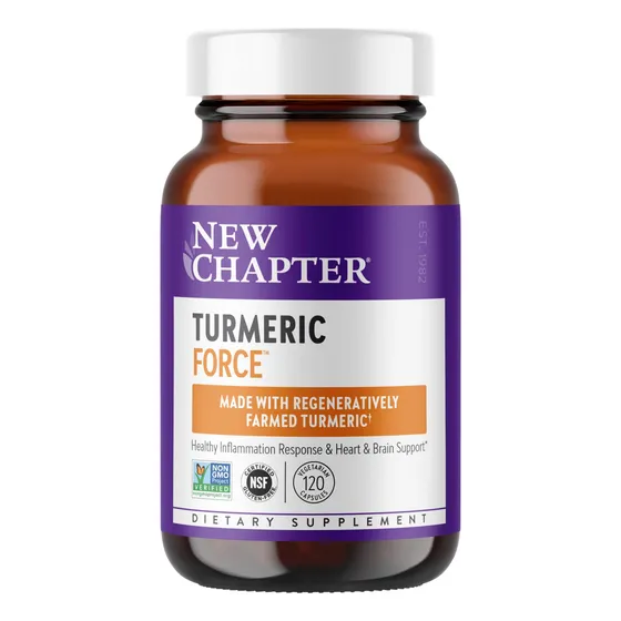 Suplemento New Chapter Turmeric 560 Mg 120 Cápsulas