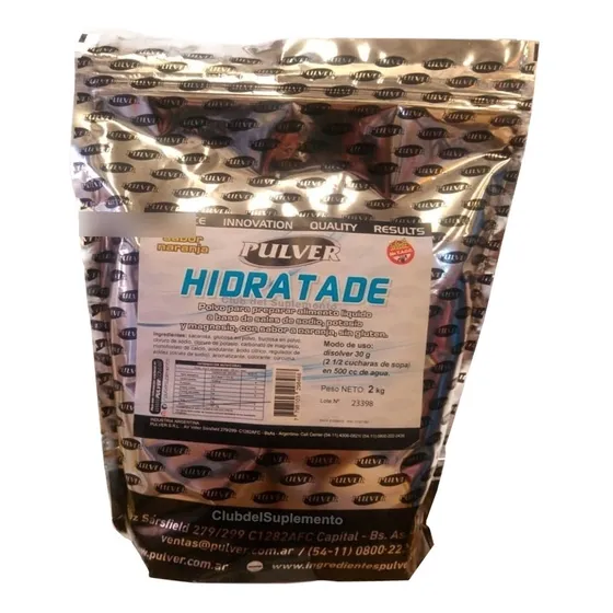 Hidratade Pulver 2 Kilos Bebida Deportiva Hidratante Sin Tac