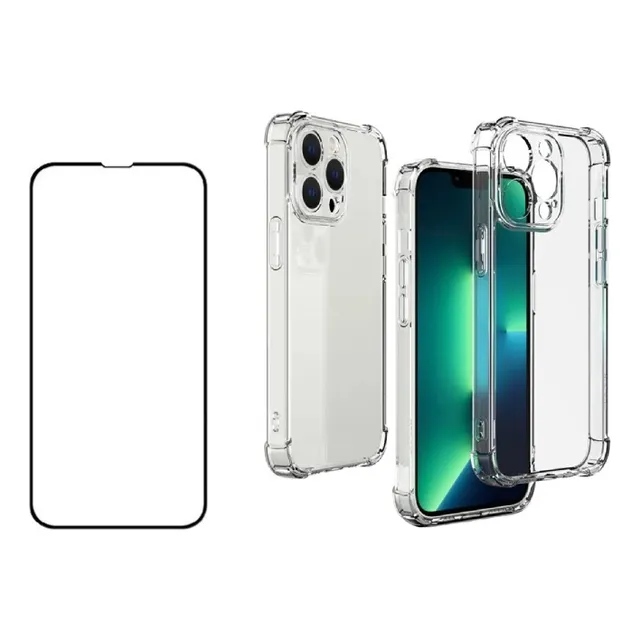 Carcasa Anti Golpes + Lamina Para iPhone Varios Modelos