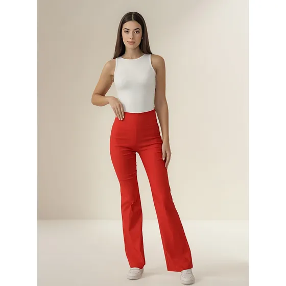 Pantalón Bengalina Soluna Moda Oxford Cierre Delado
