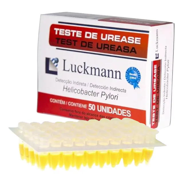 Teste De Urease Luckmann Diagnóstico Rápido De H Pylori 50un