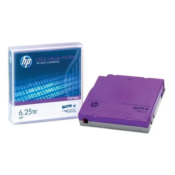 Cartucho De Datos Hp Lto-6 Ultrium Capacidad 6,25 Tb