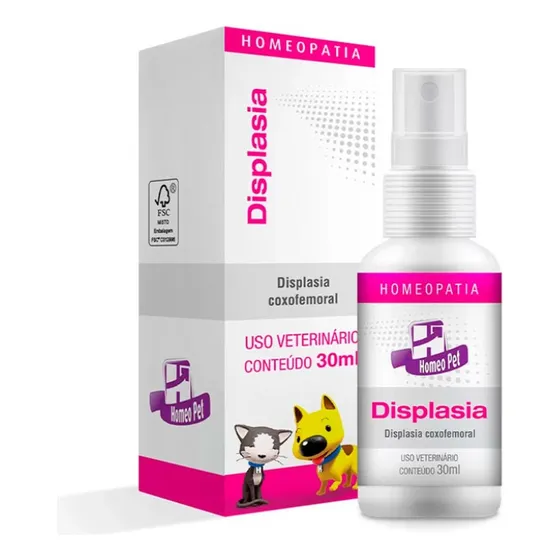 Displasia 30ml Homeopatia Cães E Gatos - Real H