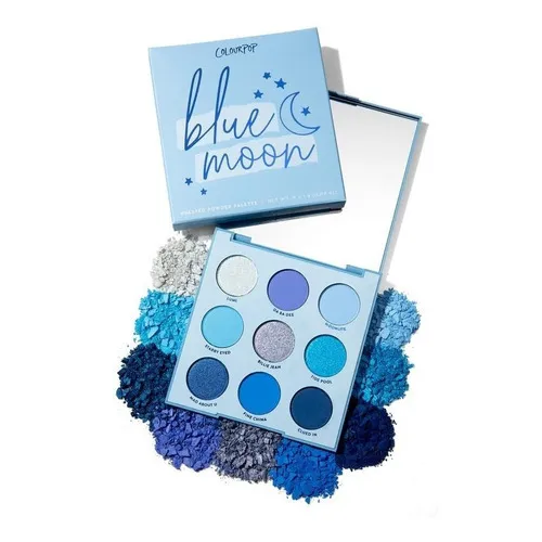 Colourpop Blue Moon - Paleta De Sombras De 9 Colores