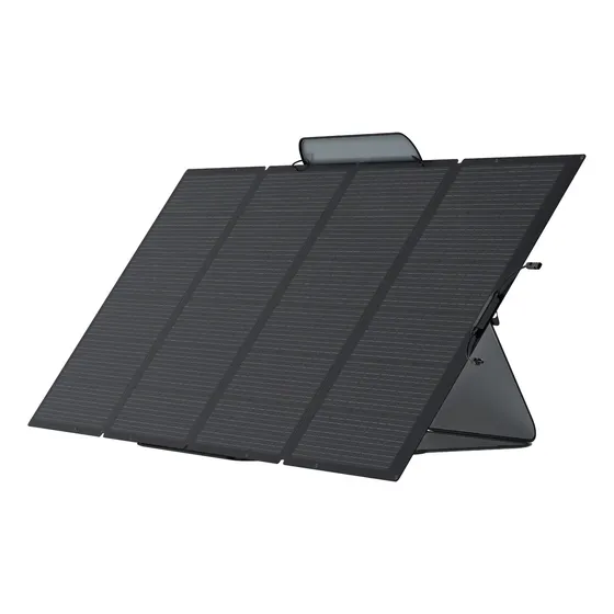 Panel solar portátil plegable Ecoflow, 400 W, Ip, panel solar, color negro, voltaje de circuito abierto, 41 V, voltaje máximo del sistema: 48 V