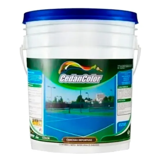 Pintura Para Pisos Y Canchas Deportivas Por Cuñetes 5 Gal