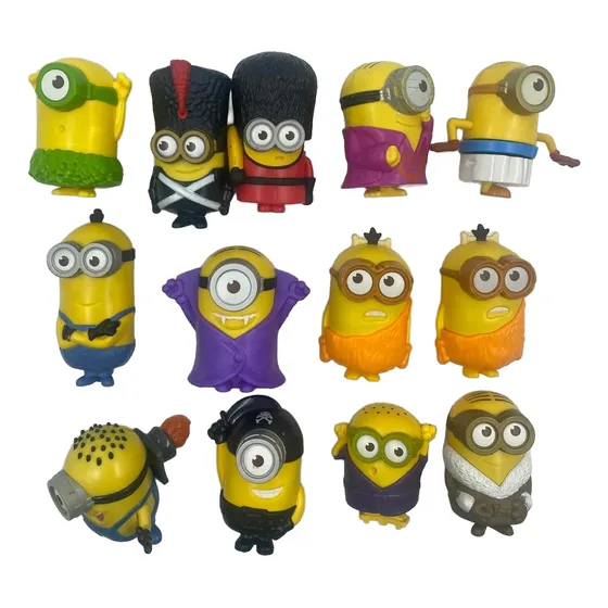 Bonecos Minions - Mc Donald's 2015 - Coleção Com 13 Pçs
