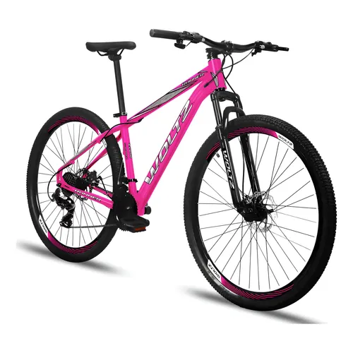 Bicicleta Aro 29 Woltz Ltz 21 Marchas Freios Mecânicos Branco E