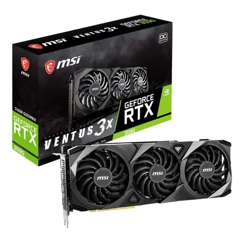 Placa de vídeo Nvidia MSI Gaming X Trio GeForce RTX 30 Series RTX