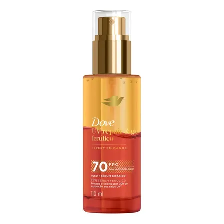 Dove Óleo e Sérum Bifásico UV Repair & Glow + Ferúlico 110ml