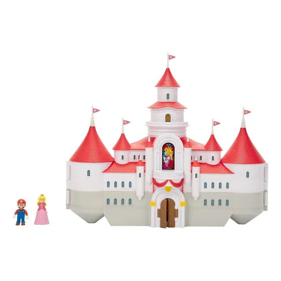 Super Mario ® Castillo Princesa Peach Inclye Dos Figuras Dh